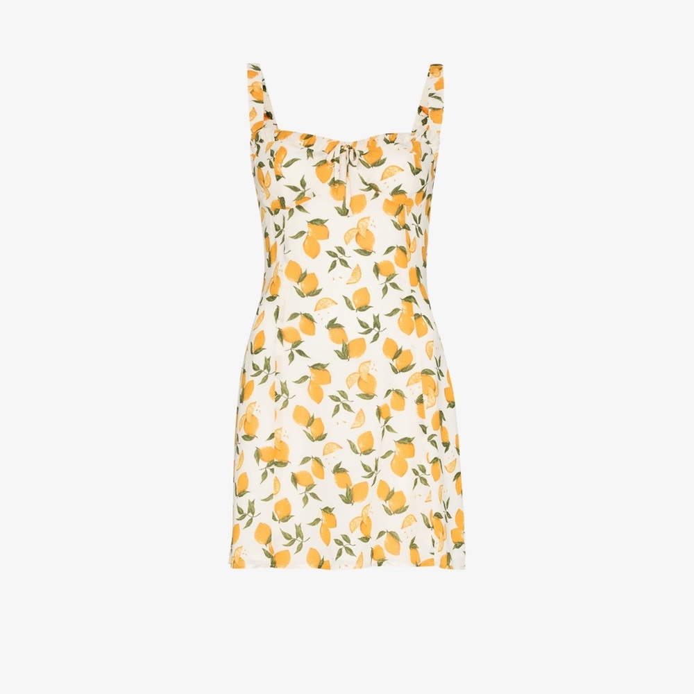 Reformation Christine Dress Lemonade